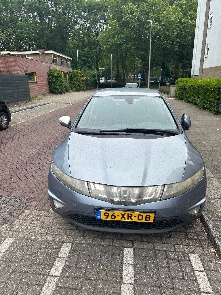 Honda Civic 1.8I Executive 5DR 2007 Blauw, Auto's, Honda, Voorwielaandrijving, 15 km/l, 4 cilinders, Blauw