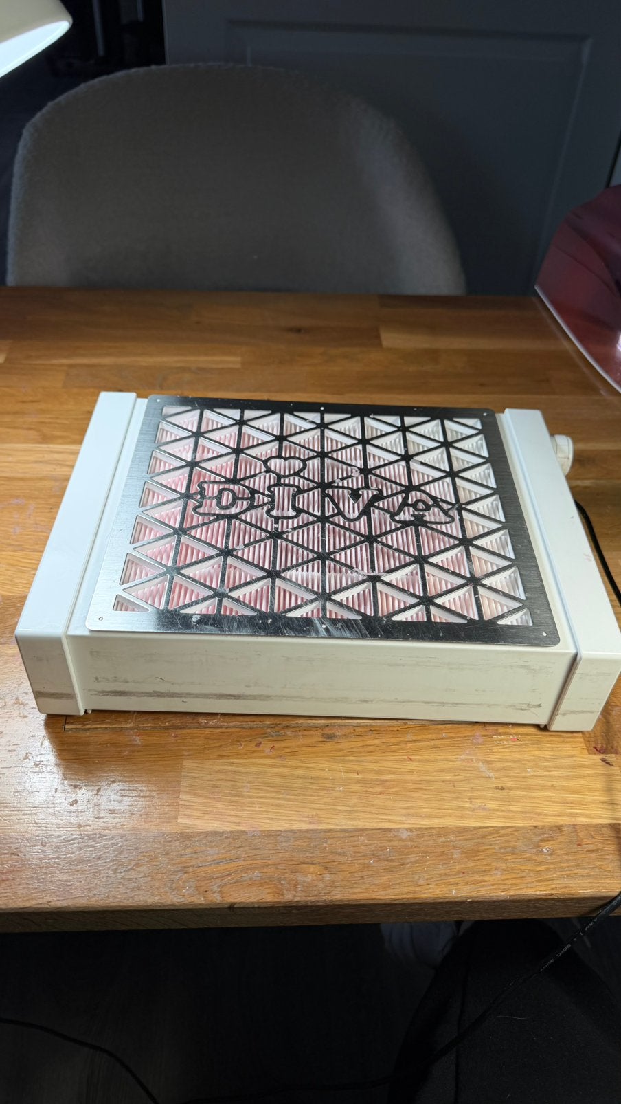 DIVA Nail Dust Collector White, Ophalen of Verzenden, Gebruikt, Afzuiger
