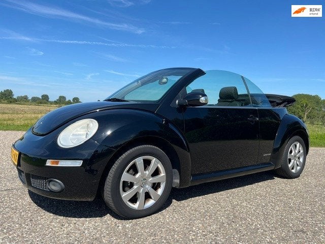 Volkswagen New Beetle Cabriolet 1.6 Trendline Airco 171321 k, Auto's, Gebruikt, Beetle (Kever), 4 cilinders, Cabriolet