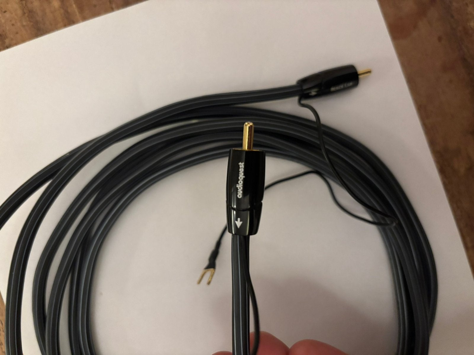Audioquest Black Lab 3m, Ophalen of Verzenden, Zo goed als nieuw, 2 tot 5 meter, Luidsprekerkabel