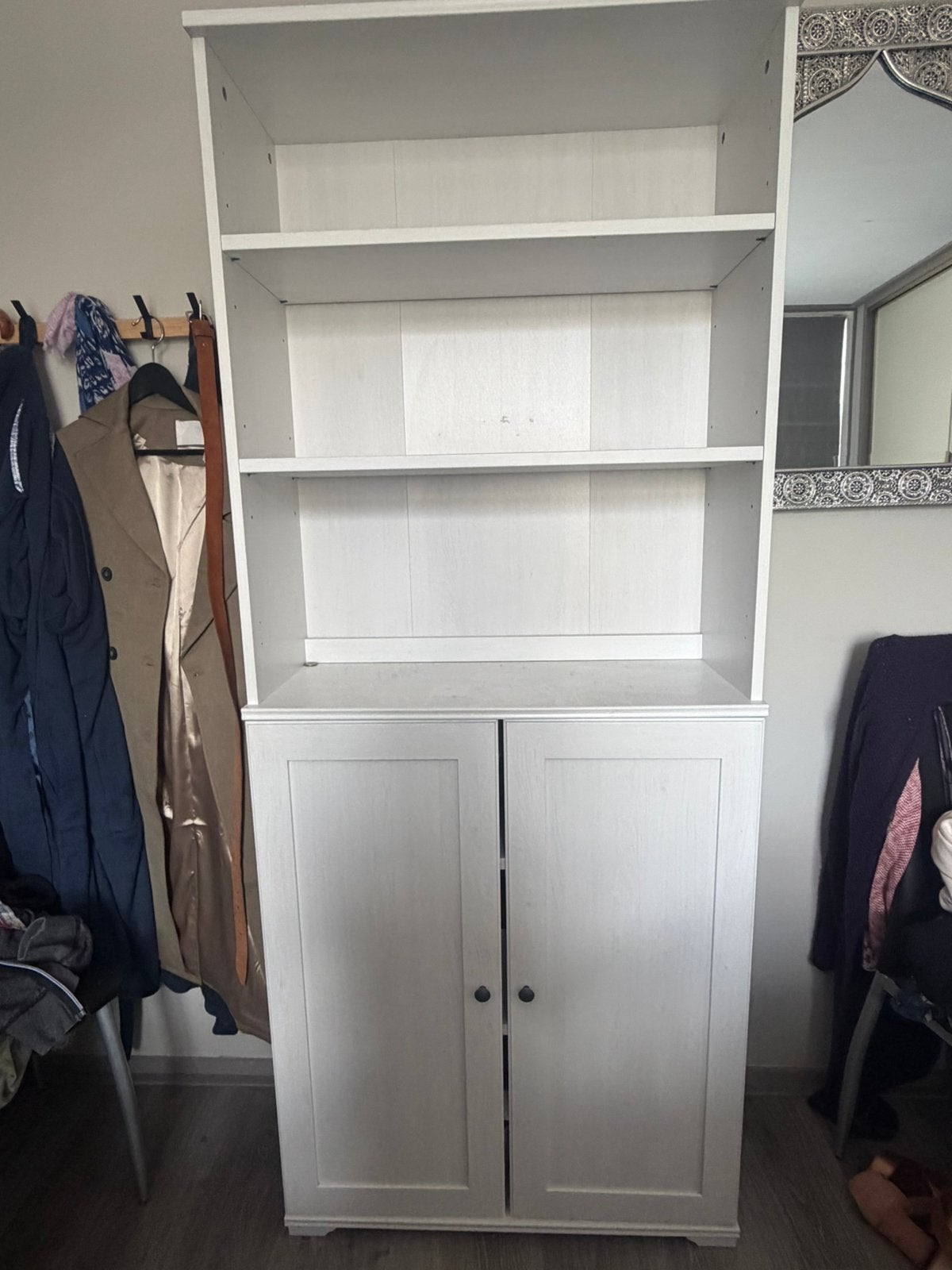 Ikea HAUGA kast met 2 deuren, Ophalen, Gebruikt, 50 tot 100 cm, 150 tot 200 cm