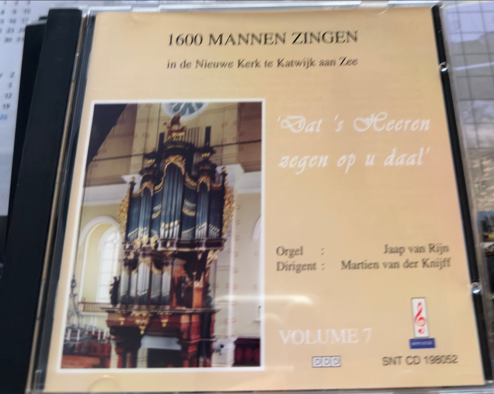 1600 Mannen Zingen - 'Dat's Heeren zegen op u daal' Vol. 7, Gebruikt, Orgel, Geestelijke liederen, Ophalen of Verzenden