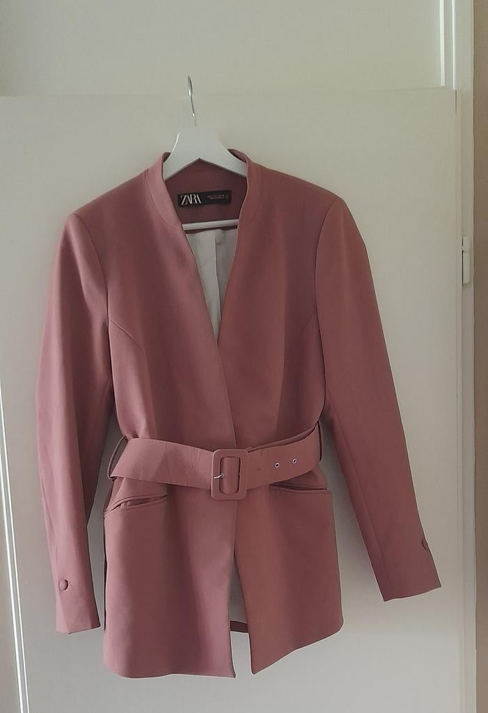 Zara colbertje oudroze maat M/L, Ophalen of Verzenden, Zo goed als nieuw, Maat 38/40 (M), Roze