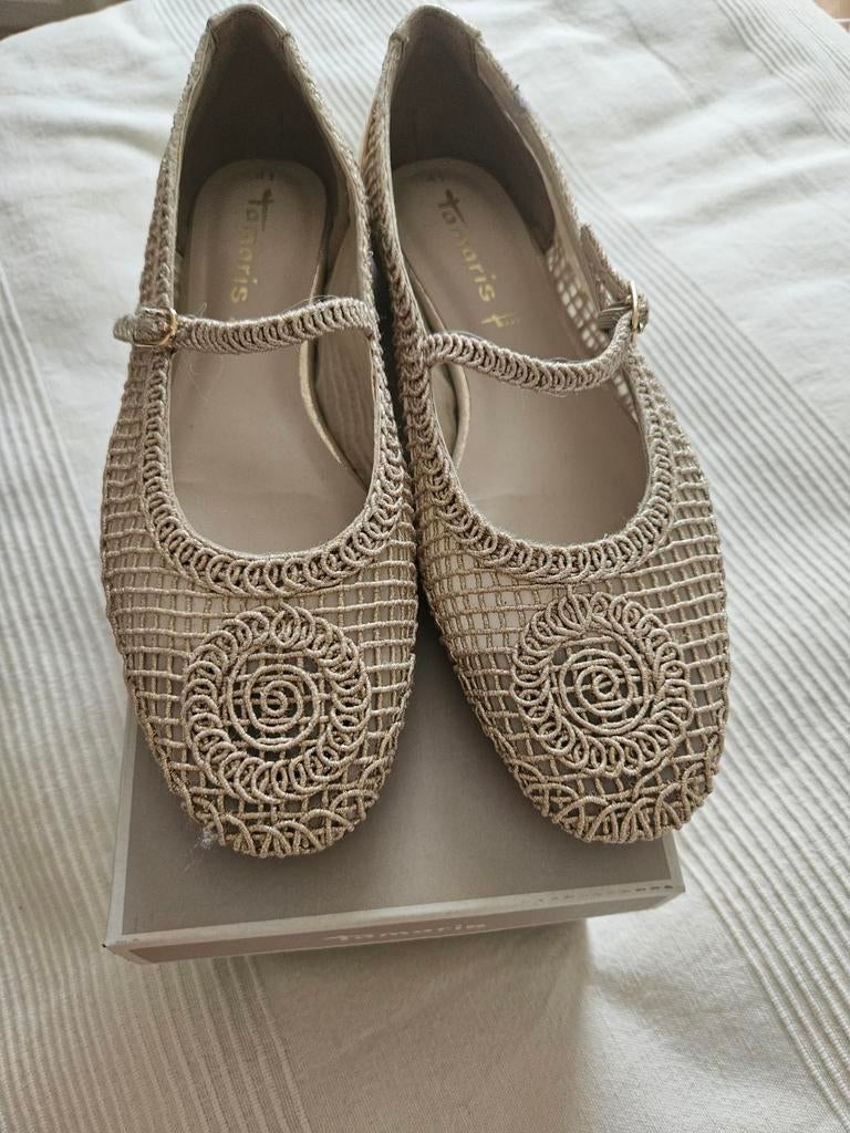 Dames ballerinas goudkleurig, Tamaris, Overige kleuren, Verzenden, Ballerina's