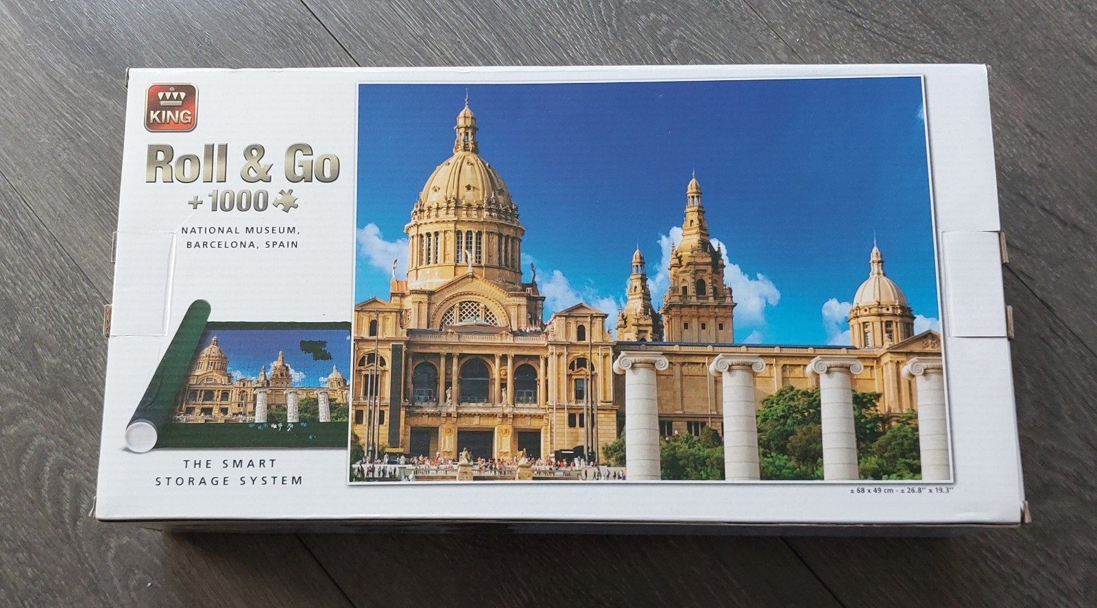 Barcelona puzzel 1000 stukjes inclusief handige puzzelmat, Ophalen of Verzenden, 500 t/m 1500 stukjes, Zo goed als nieuw, Legpuzzel