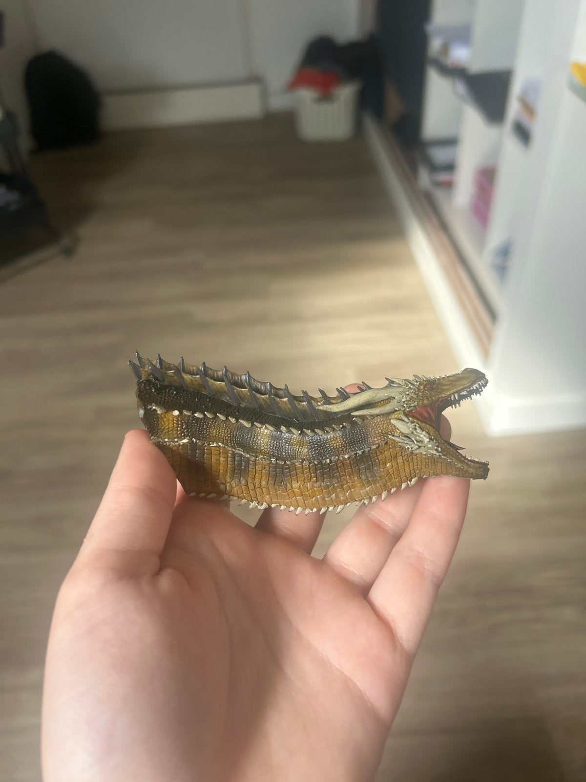 Viserion drakenkop Game of Thrones figuur, Ophalen of Verzenden, Zo goed als nieuw
