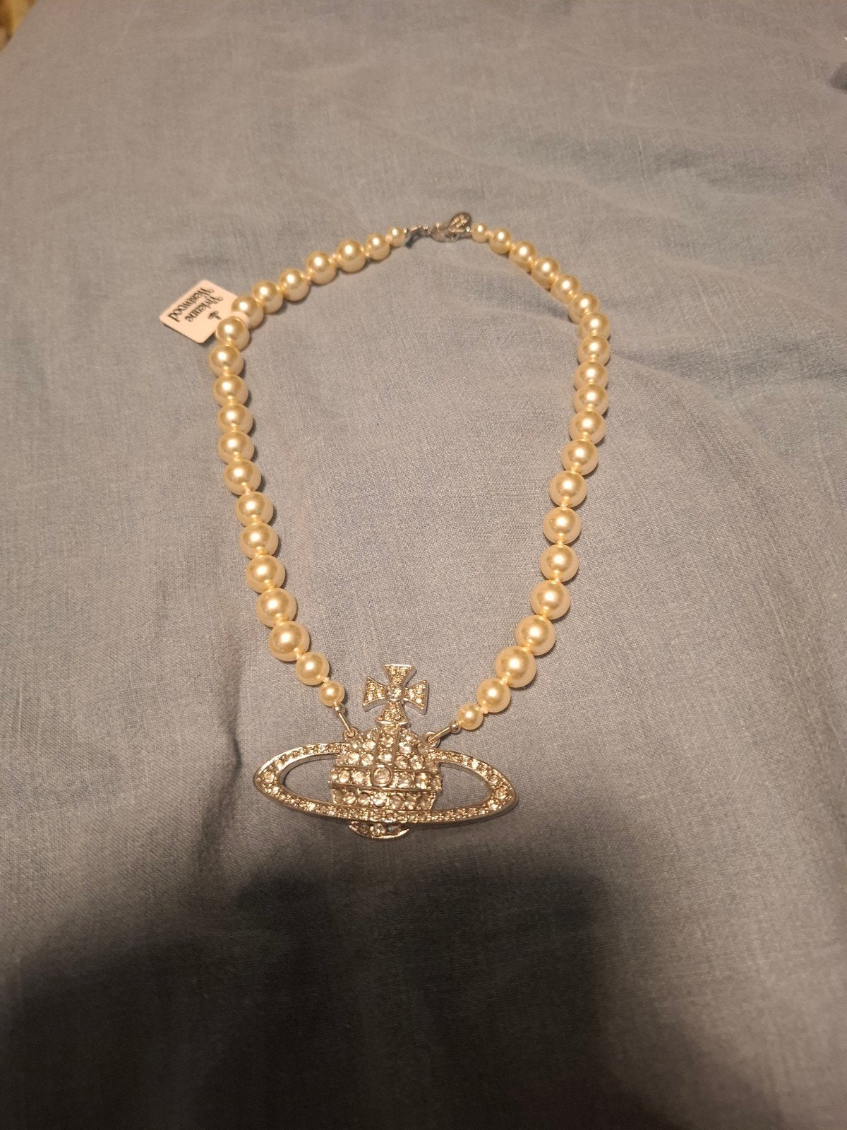 vivienne westwood ketting, Sieraden, Tassen en Uiterlijk, Ophalen of Verzenden, Nieuw, Zilver, Overige materialen
