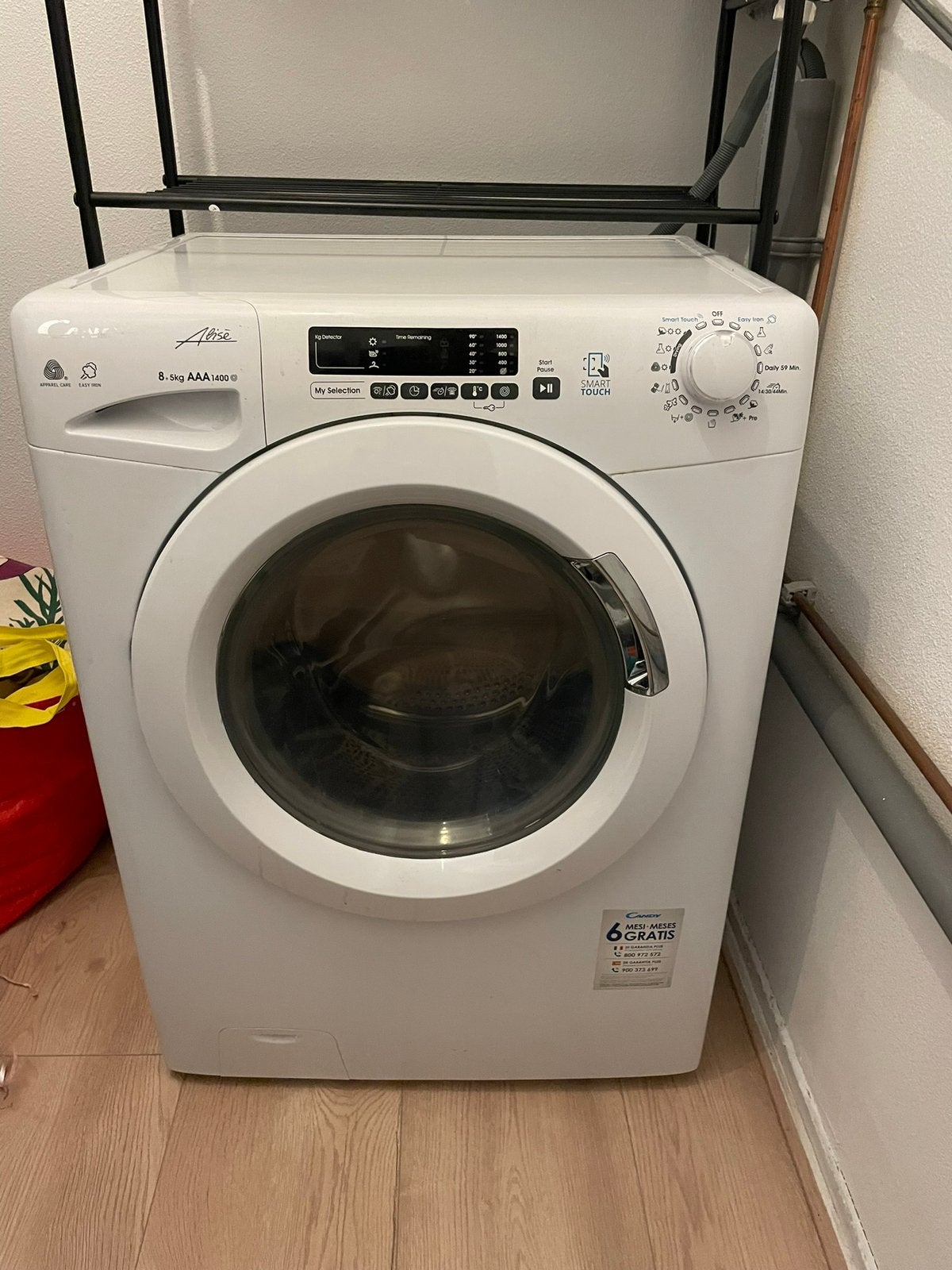 Wasdroogcombinatie candy GVSW 485-ds, Witgoed en Apparatuur, Ophalen, Gebruikt, Minder dan 85 cm, Voorlader