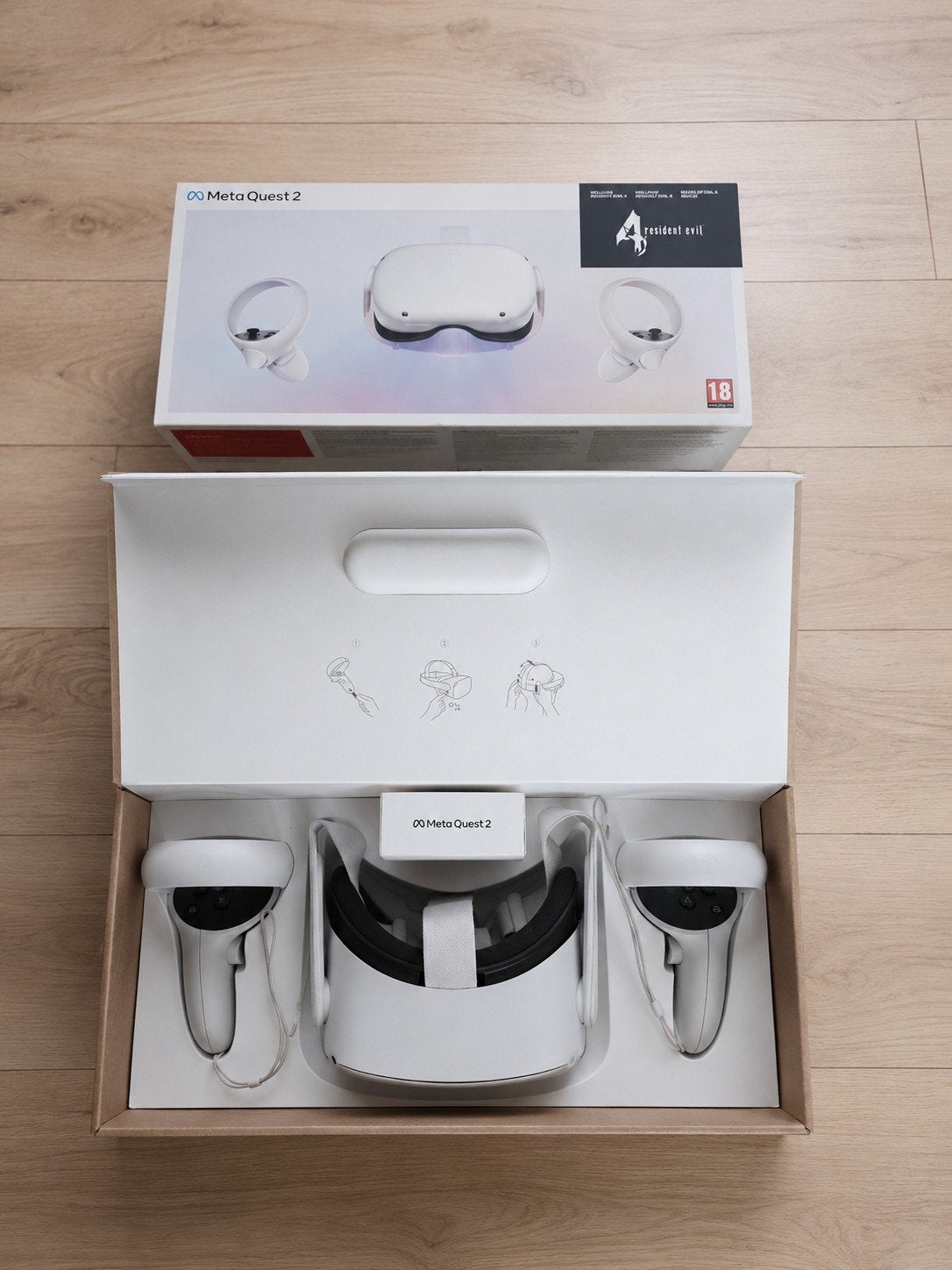Meta Quest 2 VR-bril / Oculus Quest 2 - weinig gebruikt, Ophalen of Verzenden, Gebruikt, VR-bril, Overige platformen