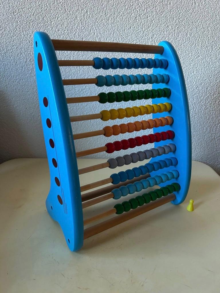 Vigatoys telraam blauw, Ophalen of Verzenden, Zo goed als nieuw, Overige typen