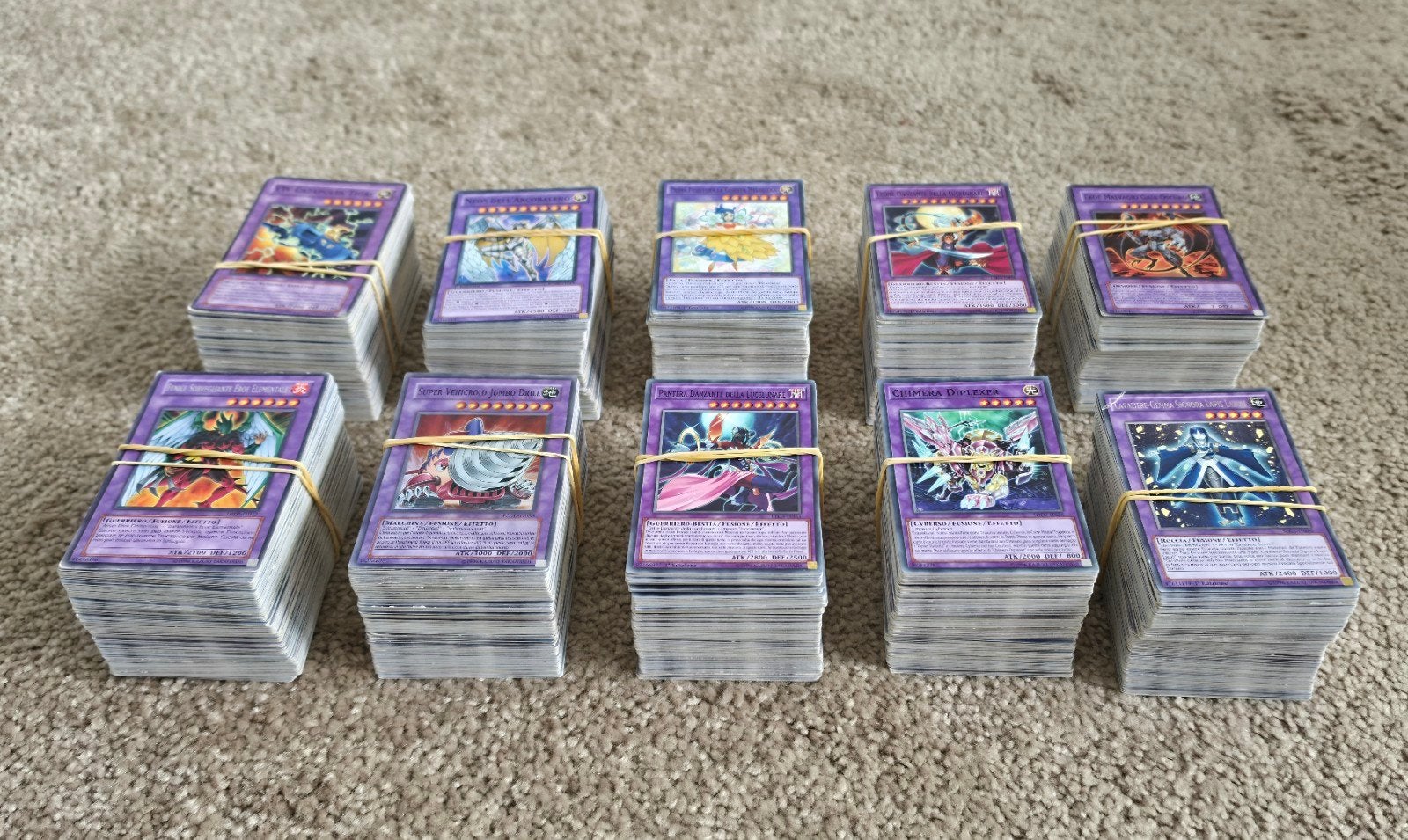 Bulk Yu-Gi-Oh 1400 kaarten!, Hobby en Vrije tijd, Ophalen of Verzenden, Zo goed als nieuw, Meerdere kaarten, Foil