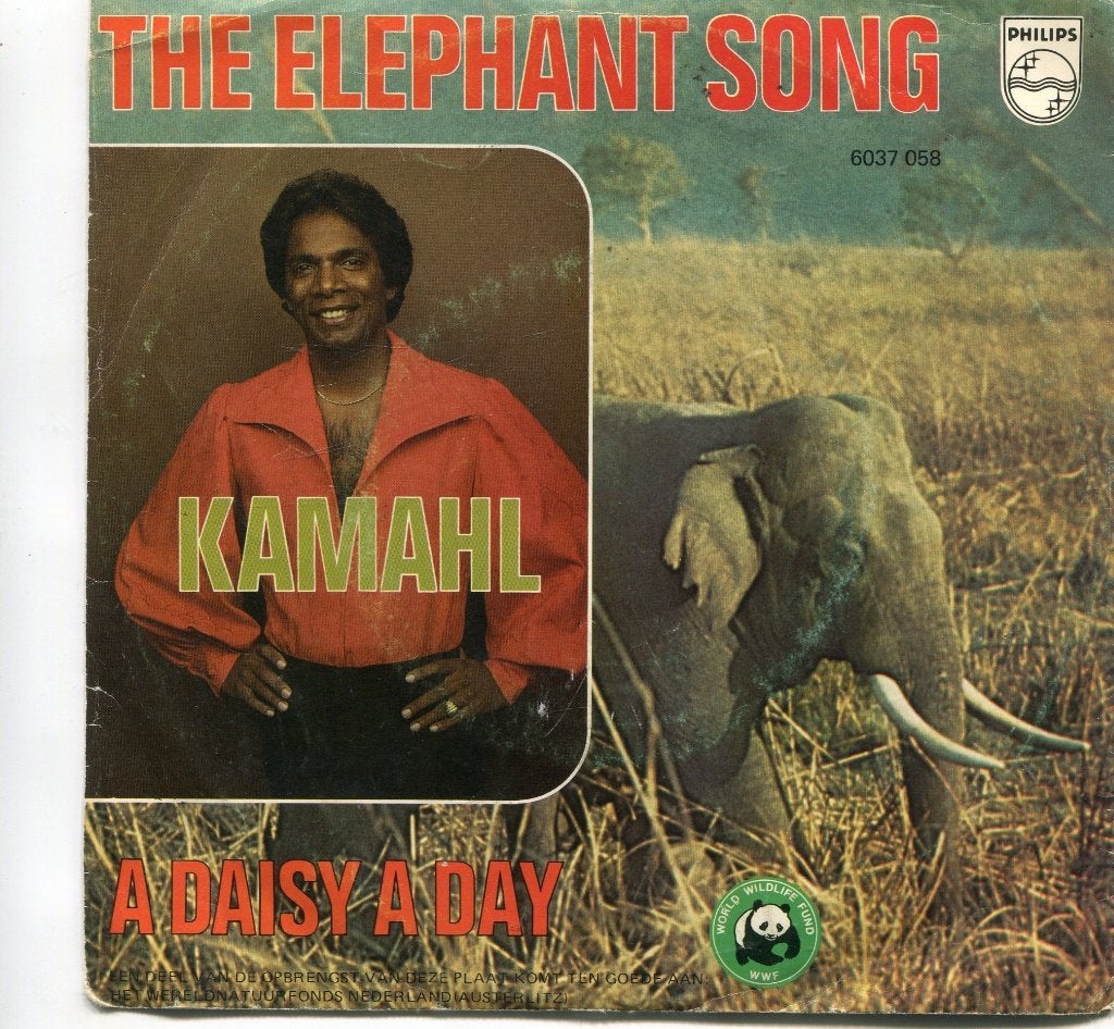KAMAHL  -  The elephant song, Gebruikt, 7 inch, Pop, Fotohoes