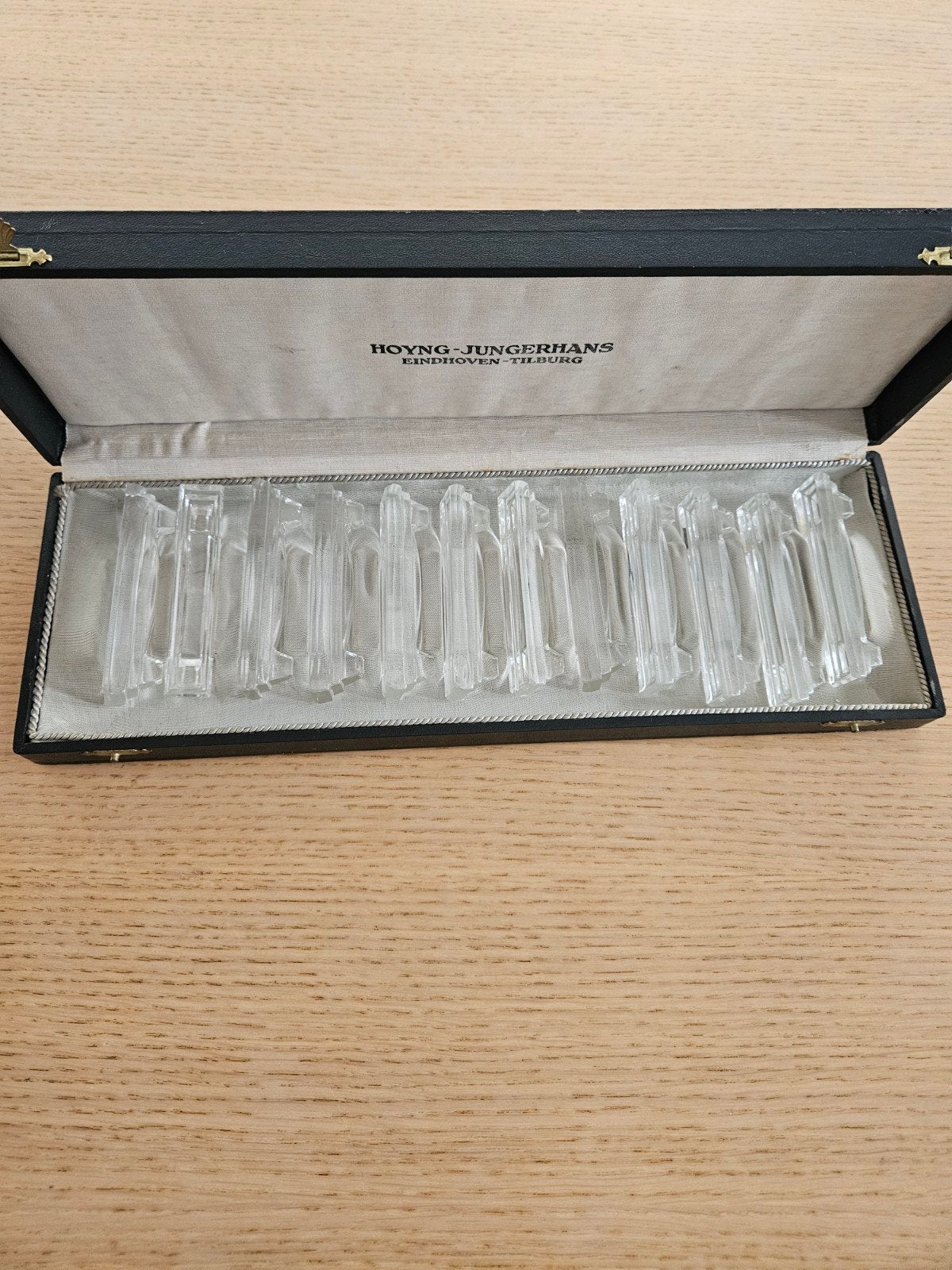 Antieke messenleggers in originele doos, Ophalen of Verzenden