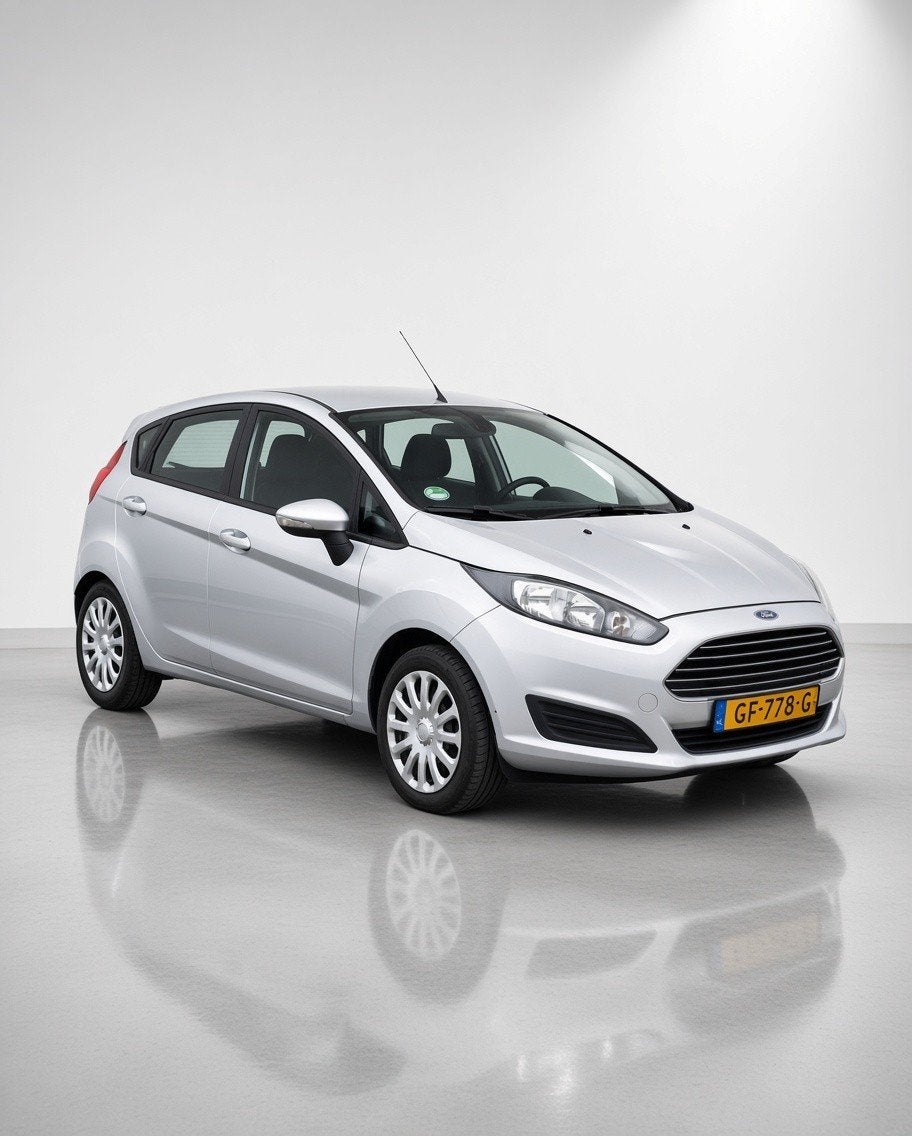 2015 Ford Fiesta 1.0 - 5D - Cruise control - Navigation, Voorwielaandrijving, Stof, Zwart, 4 stoelen