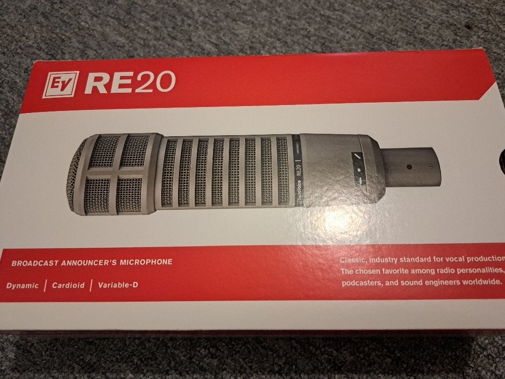 Electro-Voice RE20 dynamische zang- en instrumentmicrofoon, Ophalen, Zo goed als nieuw, Zangmicrofoon