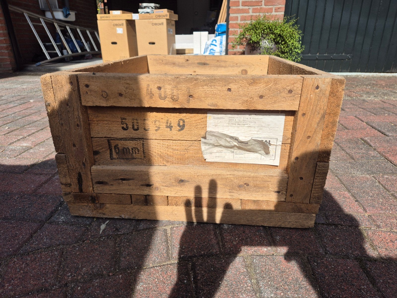 Robuuste houten kist - Ideaal voor opslag of decoratie, Ophalen of Verzenden
