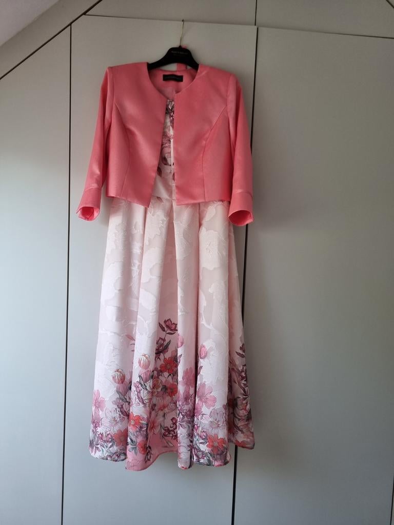 Elegante jurk voor bruidsmoeder of feest - Linea Raffaelli, Kleding | Dames, Gelegenheidskleding, Nieuw, Overige typen, Roze, Ophalen of Verzenden
