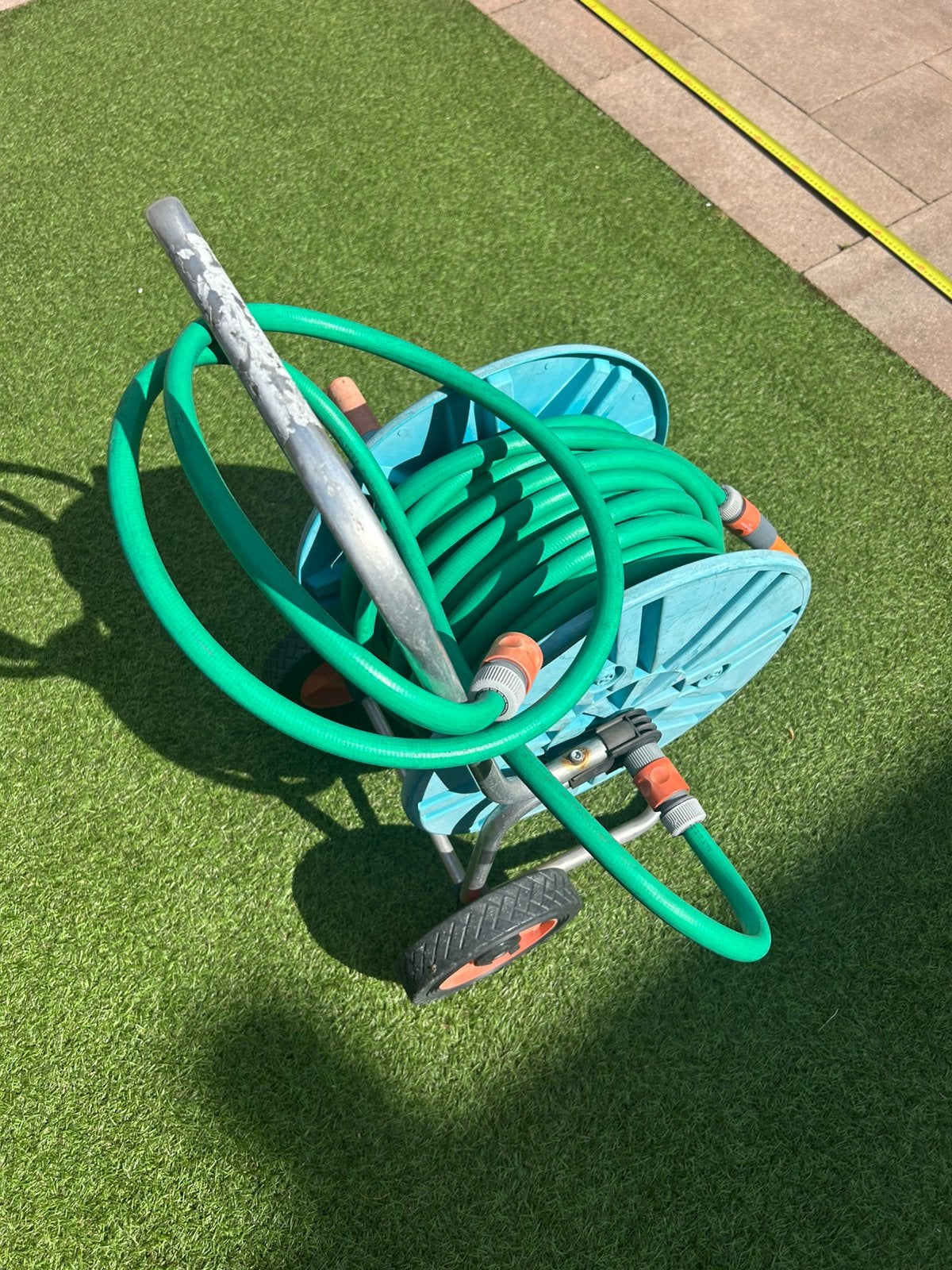 Gardena slangenwagen met 25 m1 slang, Ophalen, Gebruikt