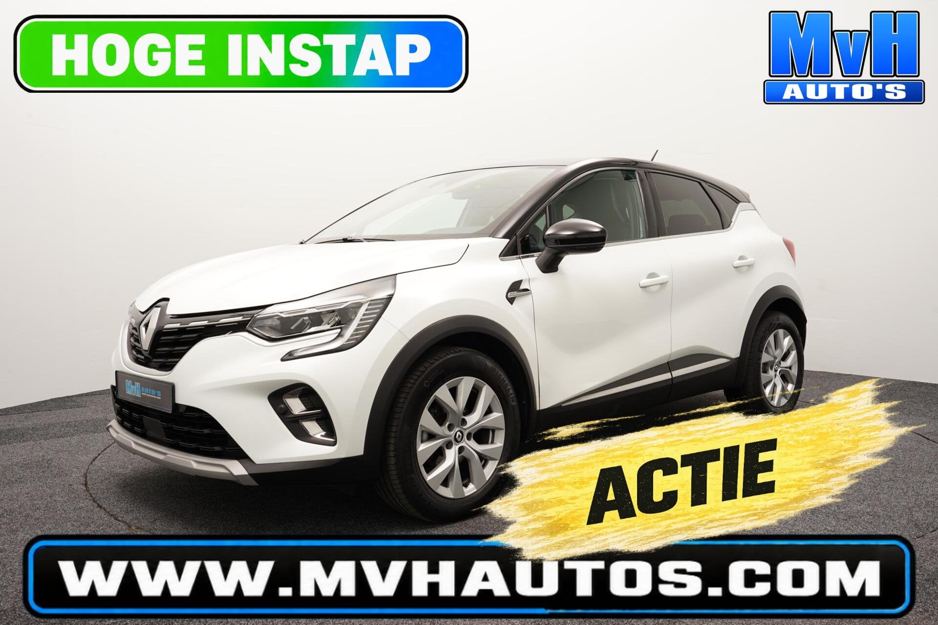 Renault Captur 1.3 TCe 140 Intens|PARELMOER|CAMERA|LED|NAP, Auto's, Gebruikt, 4 cilinders, Met garantie (alle), Leder en Stof