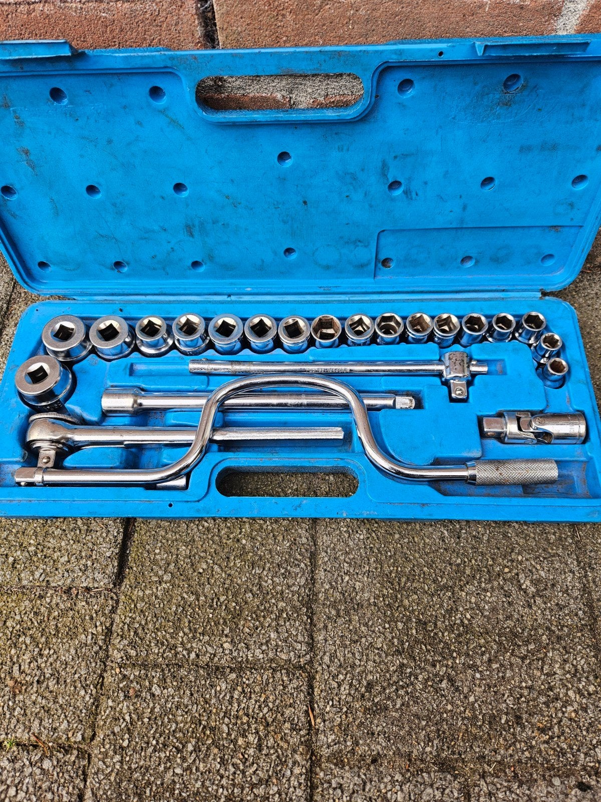 Doppenset 10mm-32mm met Koffer, Ophalen of Verzenden, Gebruikt