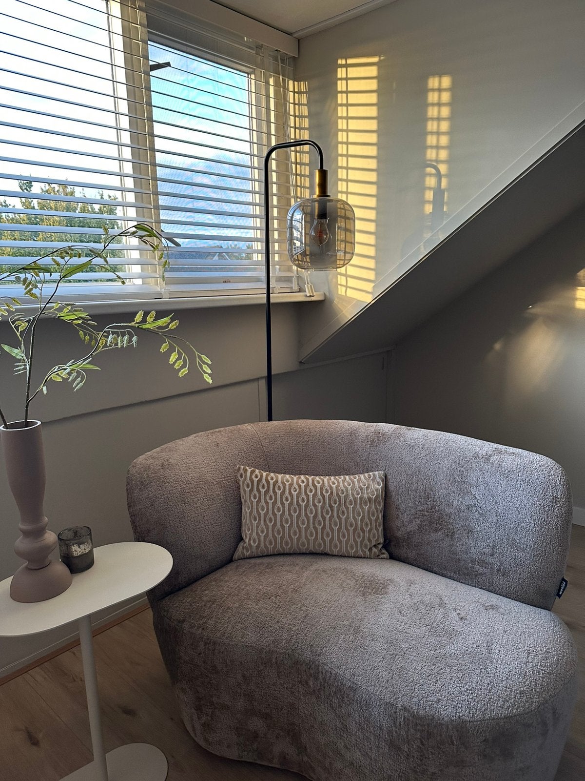 Vloerlamp Light & Living Lekar, Huis en Inrichting, Ophalen, Zo goed als nieuw, 150 tot 200 cm