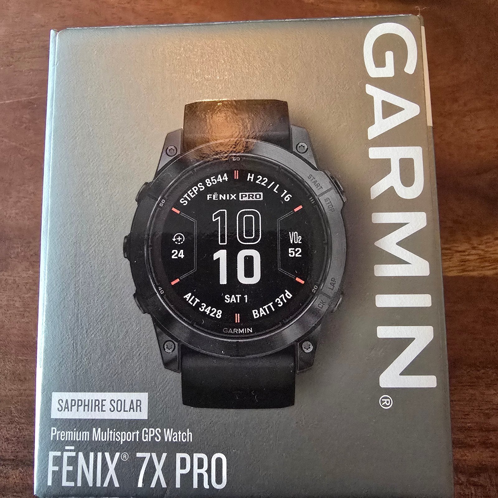 Garmin Fenix 7X Pro Sapphire Solar Smartwatch Zwart, Sieraden, Tassen en Uiterlijk, Sporthorloges, Ophalen, Zwart, Garmin, Zo goed als nieuw