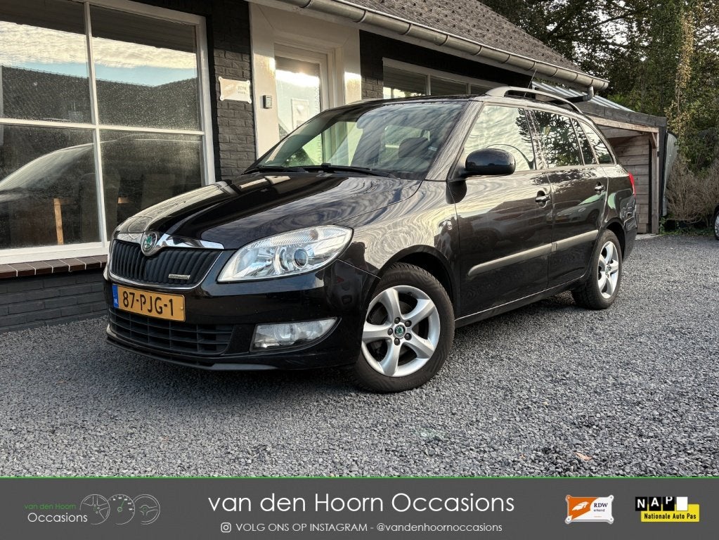 Skoda Fabia Combi 1.2 TDI CLIMA | CRUISE | NAVI | 1E EIGNR, Euro 5, 450 kg, 1199 cc, Zwart