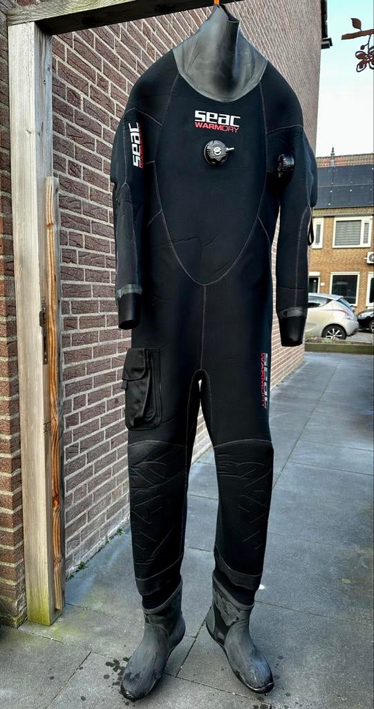 Seac Warmdry Droogpak, Watersport en Boten, Duiken, Ophalen of Verzenden, Gebruikt, Duikpak