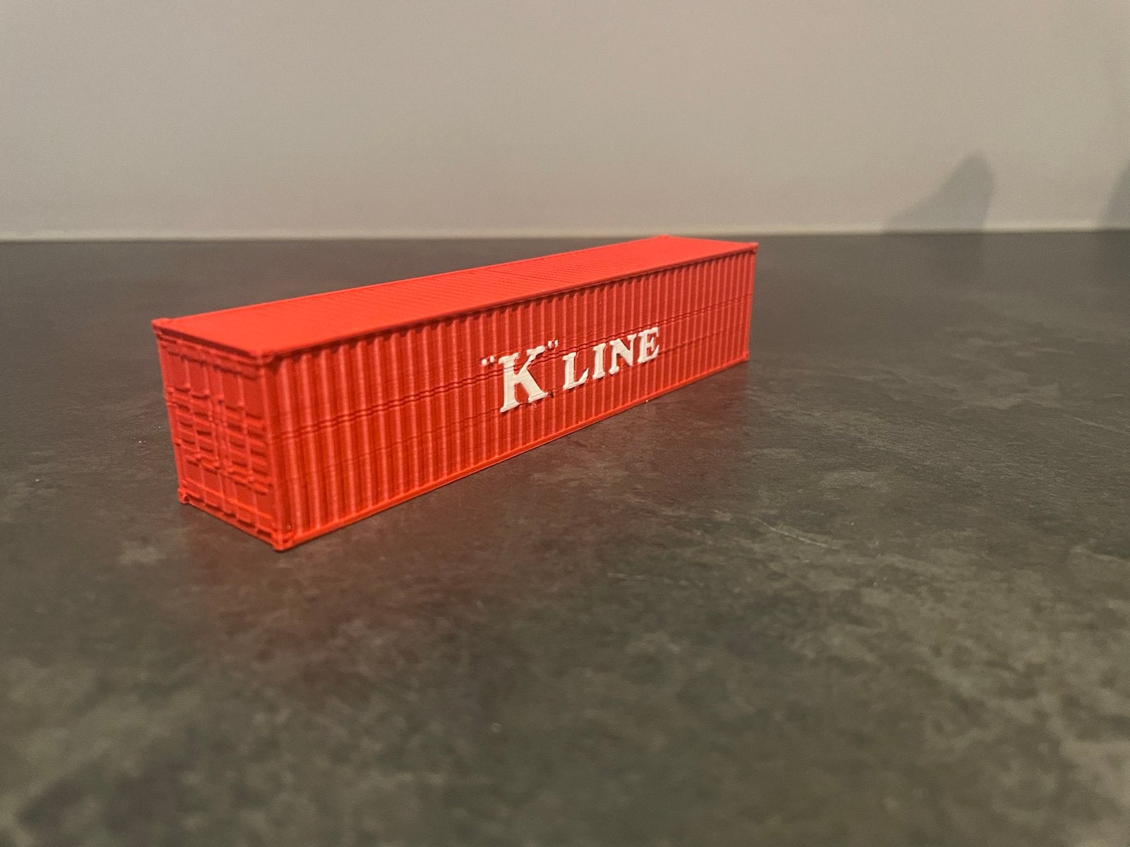 K Line container 40ft 1:87 HO, Overige merken, Gebruikt, Gelijkstroom of Wisselstroom, Wagon
