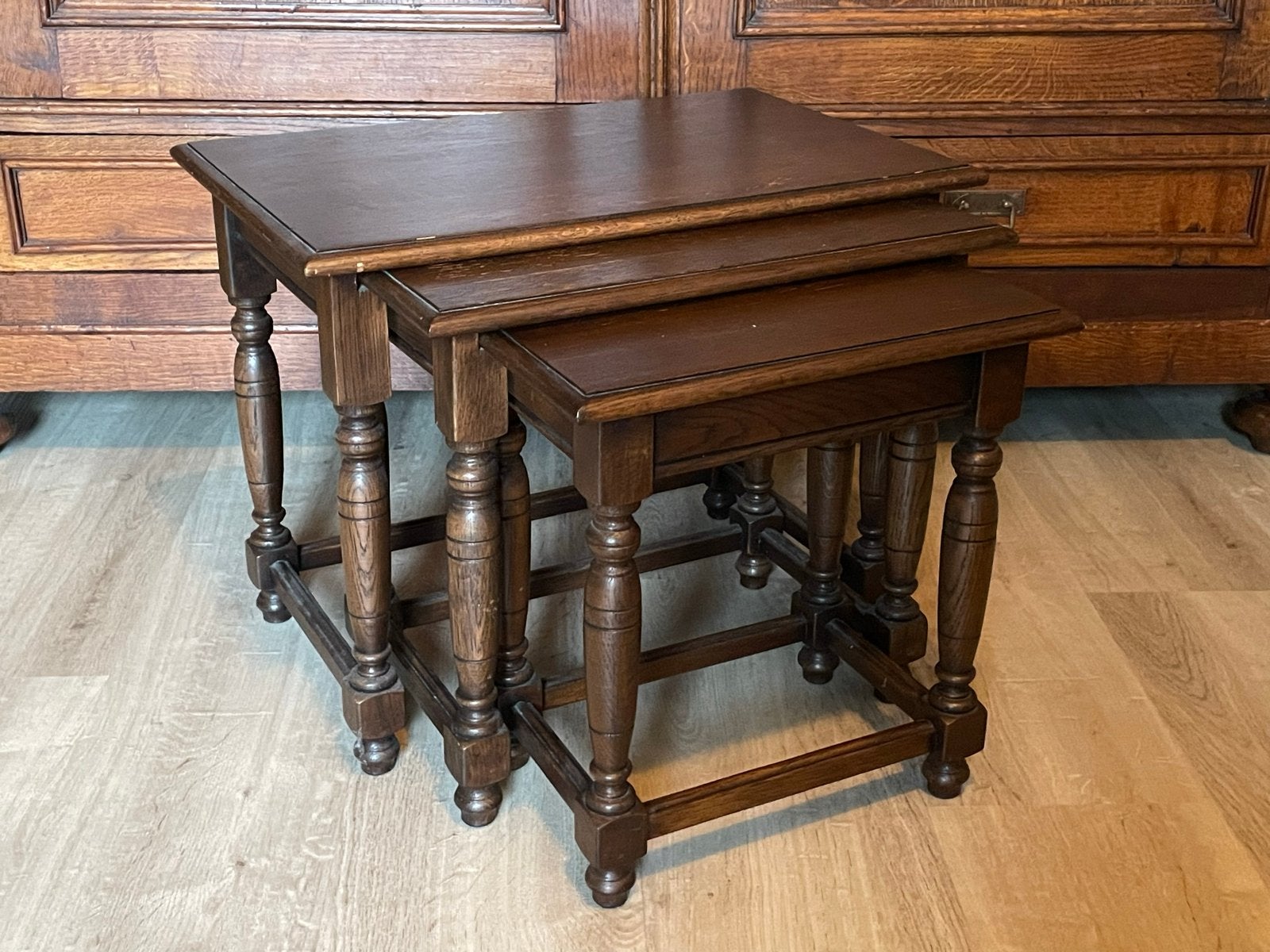 Antieke bijzettafel Set - Nesttafels, Ophalen