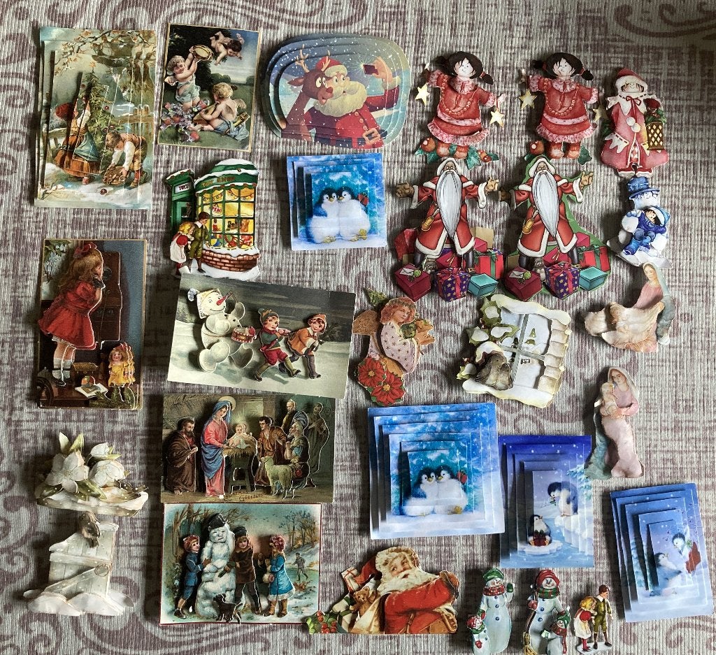 3D plaatjes en afwrijfplaatjes Kerst, Ophalen of Verzenden, Nieuw, Kerst, Overige typen
