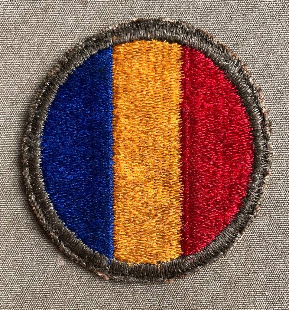 US WW2 Shoulder Patch - Replacement School Command, Ophalen of Verzenden, Landmacht, Amerika, Embleem of Badge