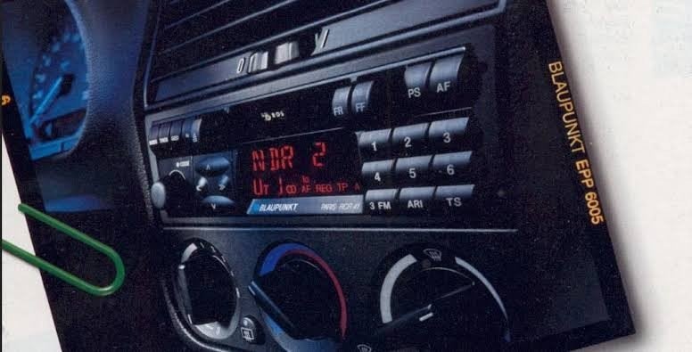 Blaupunkt Paris RCR 42 RDS FM/Cassette voor young/oldtimer, Ophalen of Verzenden, Gebruikt
