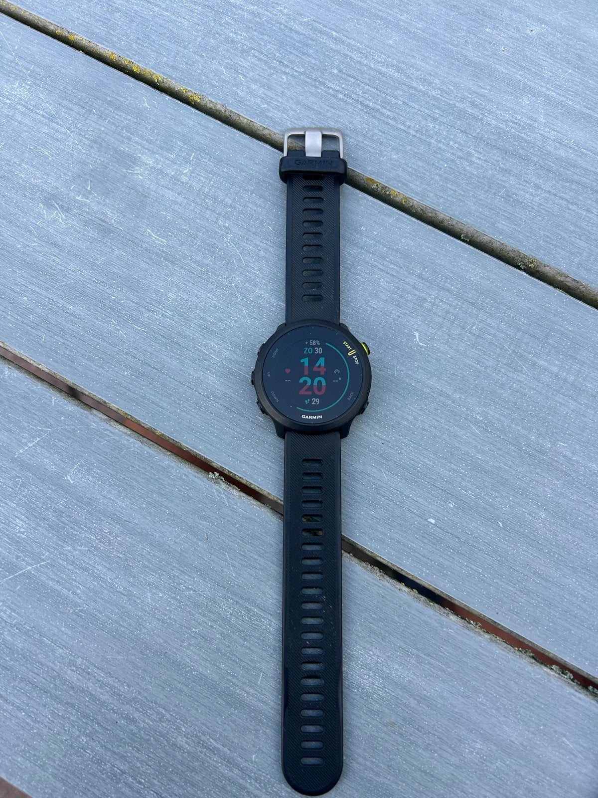Garmin Forerunner 55 - Zo goed als nieuw met garantie, Conditie, Zwart, Ophalen of Verzenden, Zo goed als nieuw