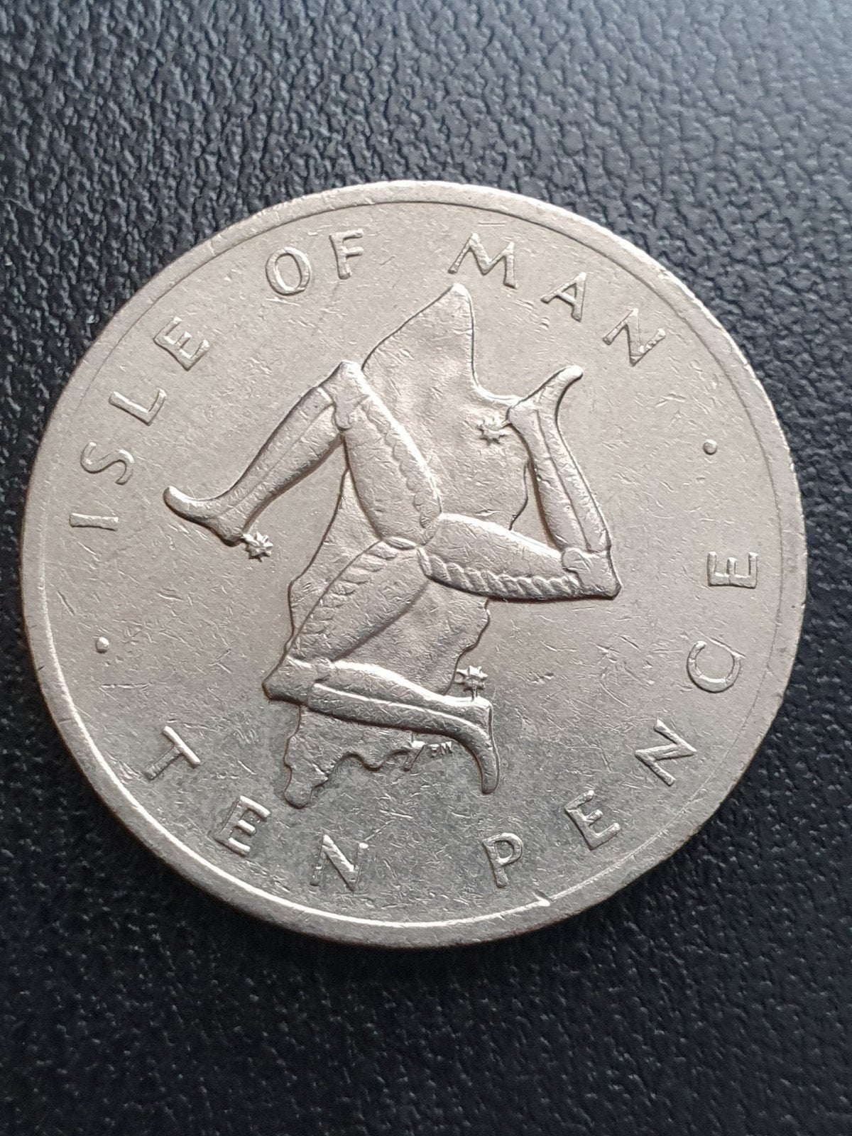 Ten pence 1978 Isle of man., Ophalen of Verzenden, Overige landen, Losse munt