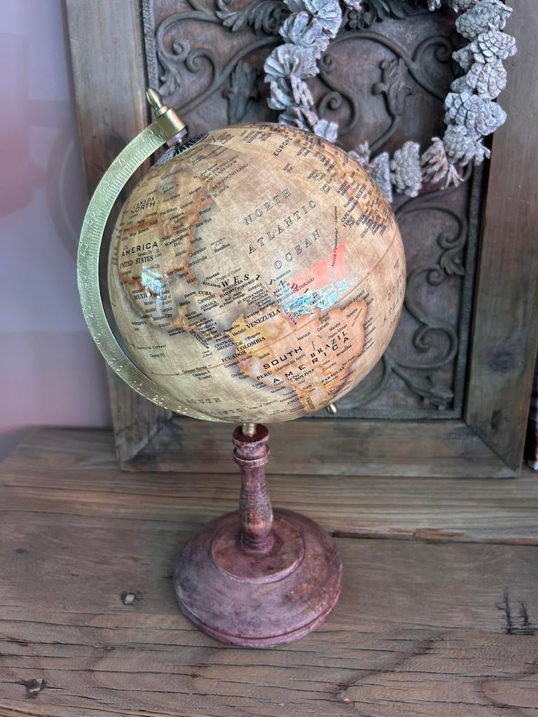 Antieklook Globe, Ophalen of Verzenden, Zo goed als nieuw