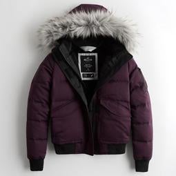 winterjas hollister als nieuw XL 44 46 paars dons bont jas, Kleding | Dames, Jassen | Winter, Paars, Maat 46/48 (XL) of groter