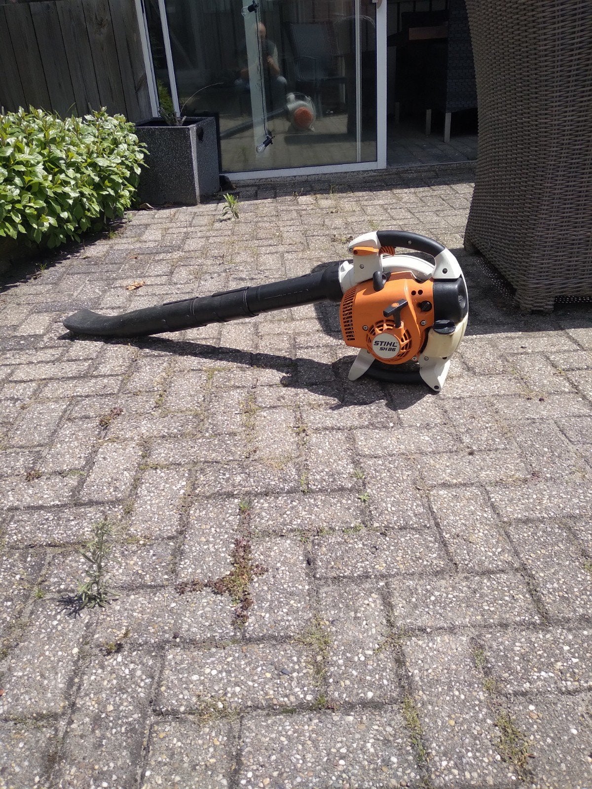 Stihl bg 86 Benzine Bladblazer - Krachtig en Betrouwbaar, Ophalen, Gebruikt, Handgedragen, Stihl