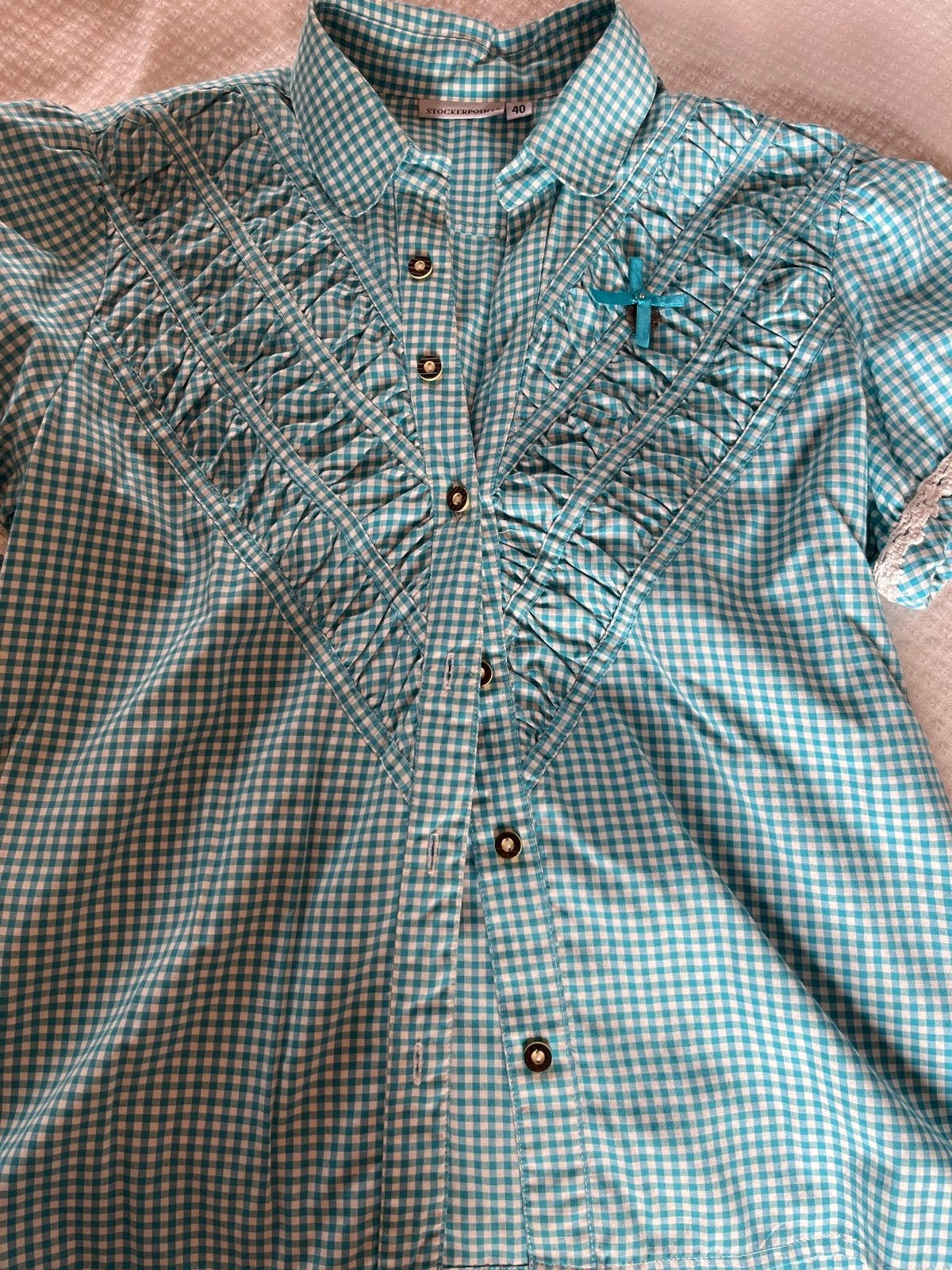 Dirndl Blouse Stockerpoint Maat 40 - Oktoberfest, Ophalen of Verzenden, Zo goed als nieuw, Maat 38/40 (M), Meerkleurig