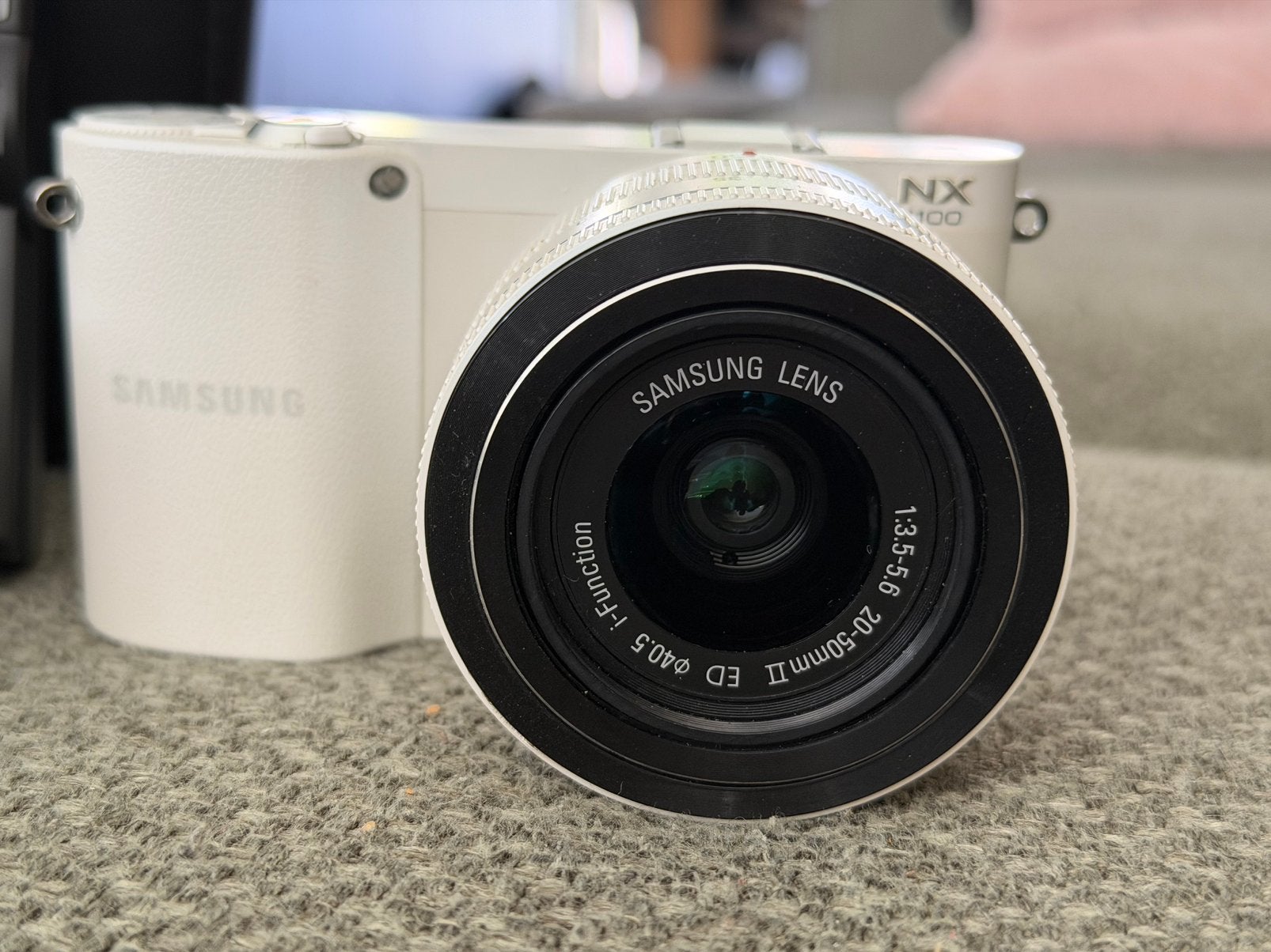 Samsung NX1100 met 20-50 lens, Audio, Tv en Foto, Gebruikt, Lensdop, Handmatige focus, Ophalen of Verzenden