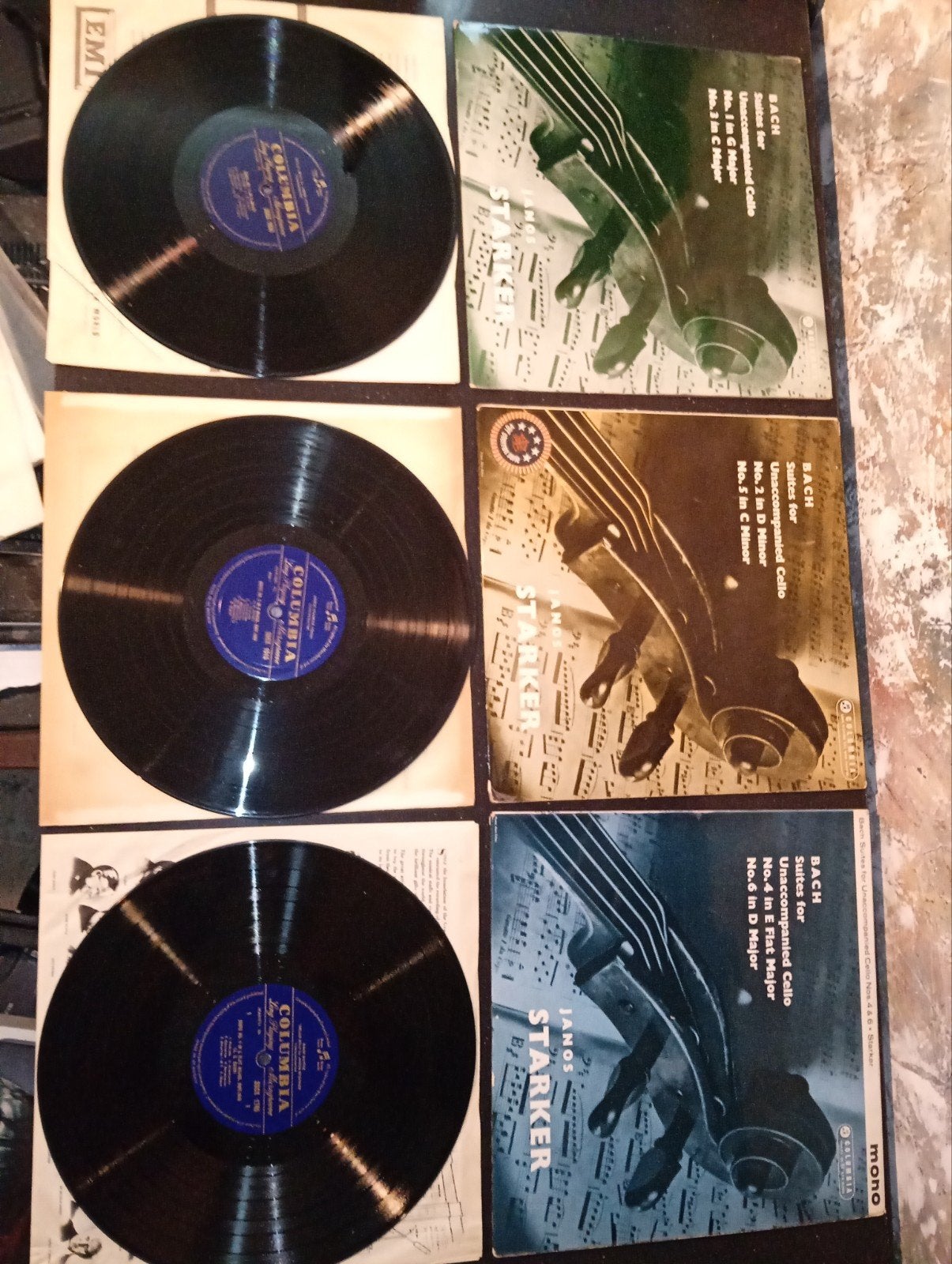 bach Blue & Gold / Starker, Ophalen of Verzenden, Gebruikt, LP