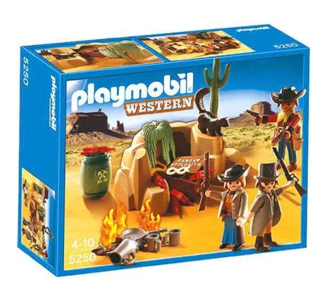 Playmobil Western 5250 Bandieten met Schuilplaats, Gebruikt, Complete set, Overige typen, Historisch