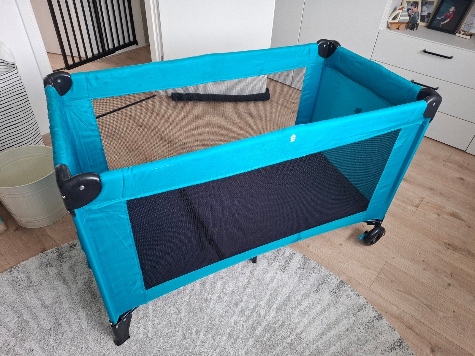 Opklaabaar Campingbed Prenatal incl. Matras, Ophalen of Verzenden, Zo goed als nieuw, Reisbedje