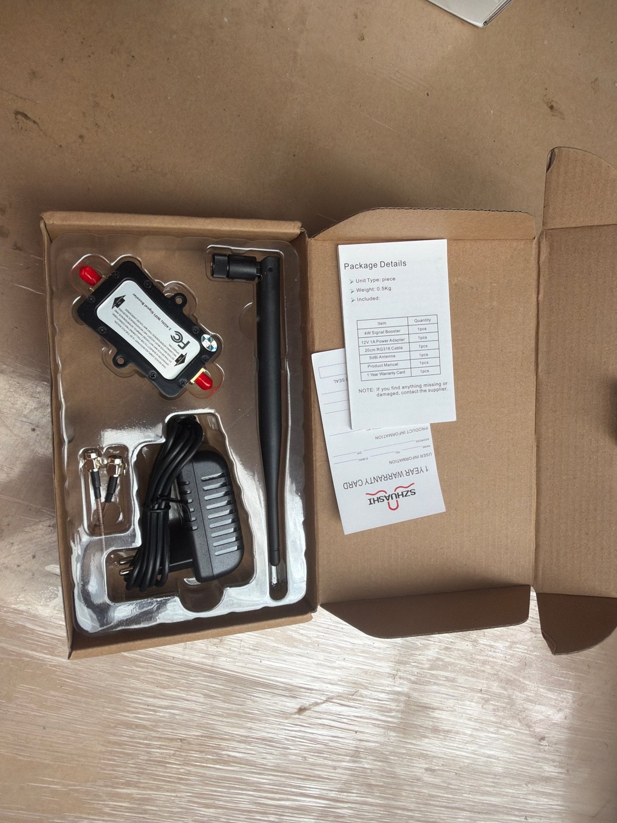 SZHUA SHI 2.4GHz 4W Signaalversterker met Antenne, Ophalen of Verzenden, Nieuw