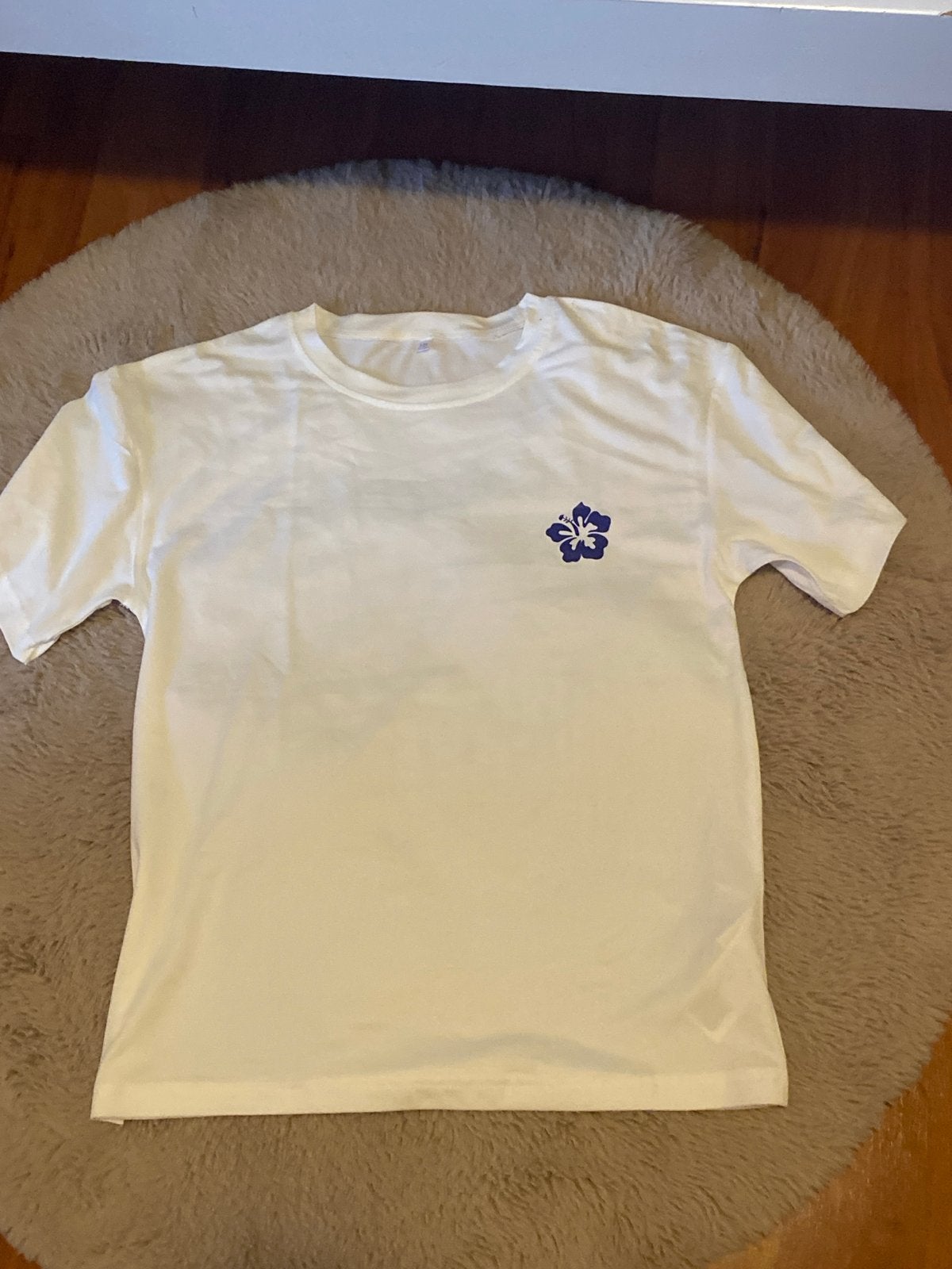 Wit T-shirt met 'Ocean Beach Wild Wave' print - Maat 13-14 j, Ophalen of Verzenden, Zo goed als nieuw, Meisje