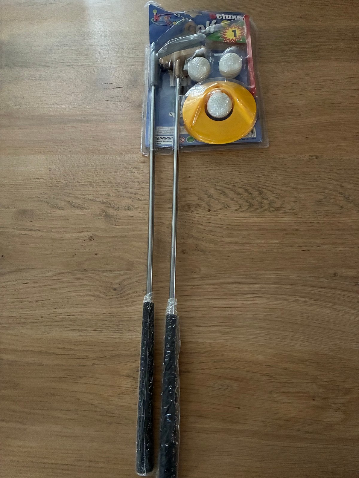 Nieuwe Golf Deluxe Set voor Kinderen - Putter en Ballen, Sport en Fitness, Ophalen of Verzenden, Nieuw, Set, Overige merken