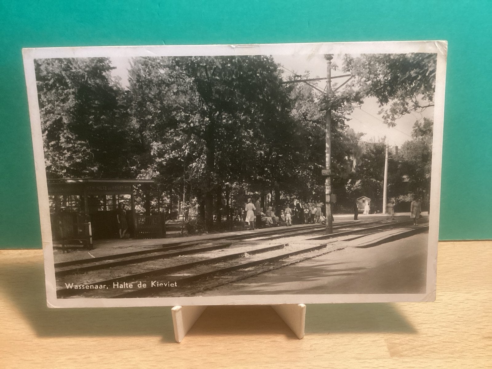 Wassenaar, Halte De Kieviet.    338, Ophalen of Verzenden, 1940 tot 1960, Gelopen, Zuid-Holland