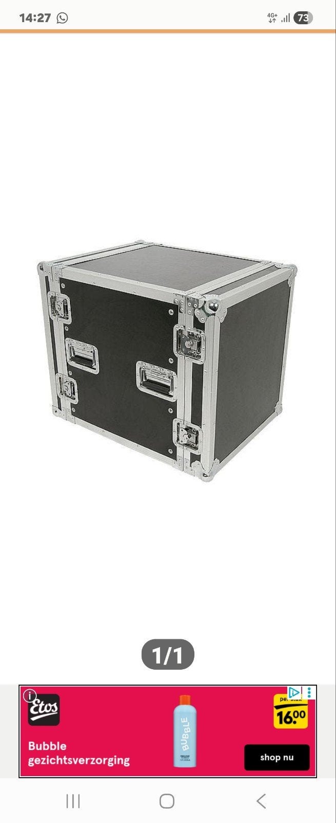 4x Flightcase 26 inch voor lampen, disco lights en meer, Ophalen of Verzenden, Gebruikt, Overige instrumenten, Flightcase