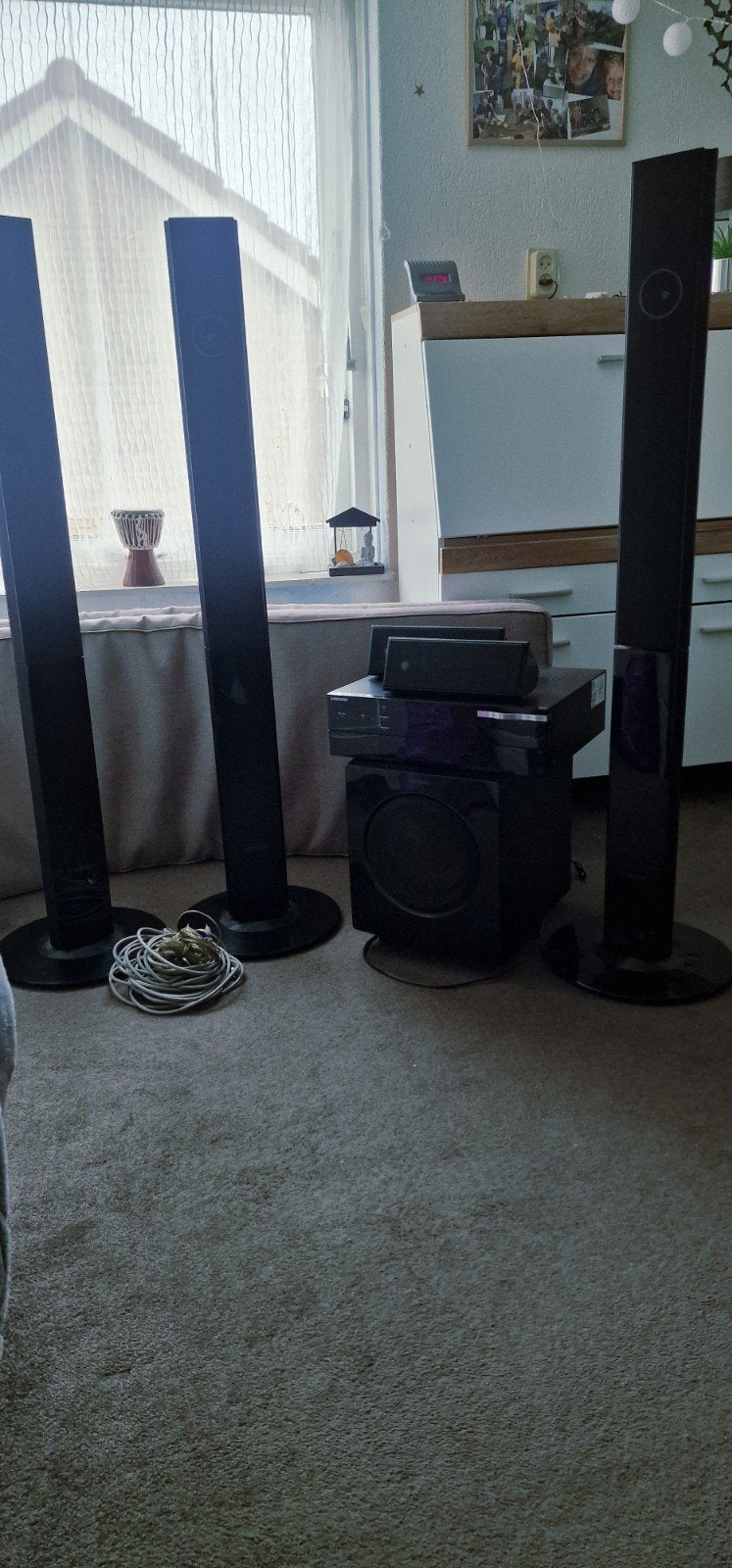 Samsung Home Cinema Set met 5.1 Surround Sound, Audio, Tv en Foto, Gebruikt, 70 watt of meer, 5.1-systeem, Overige spelers