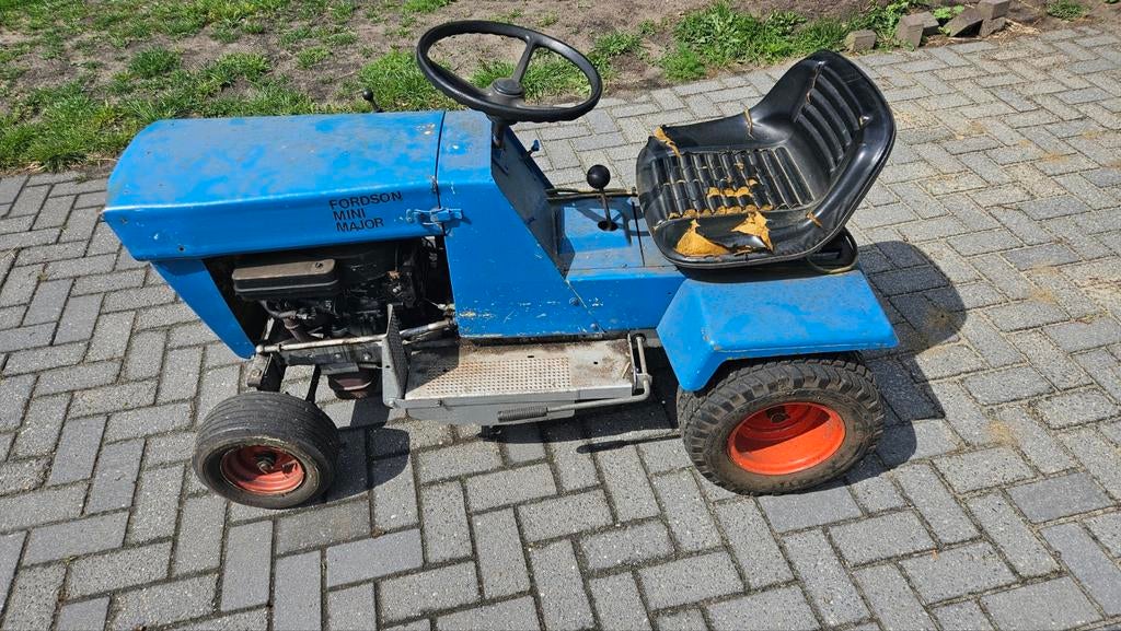 Zitmaaier, Ophalen, Gebruikt, Elektrische starter, Benzine-grasmaaier